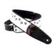RightOn Sangle de guitare blanche