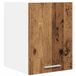 vidaXL Hangkast Oud Hout en Wit 30 x 31 x 40 cm Bewerkt hout