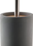 Axentia Turin Toiletborstel Set RVS Grijs/Zwart