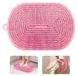 Tapis de douche en silicone pour massage des pieds, avec ventouses