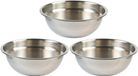 Kesper | Set de 3 bols mélangeurs en acier inoxydable, diamètre 28,5 cm, capacité 3,4 litres | 90812