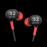 PowerA Bedrade Oordopjes voor Nintendo Switch 2 - Zwart