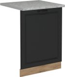 Vicco R-Line Vaatwasserfrontpaneel – 60 cm, WB Marmer Antraciet landhuis