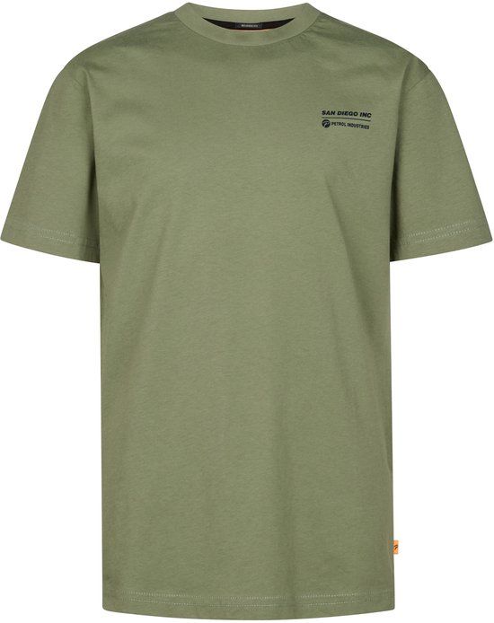 Petrol Industries Jongens T-shirt met print Bala - Groen - Maat 164