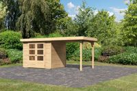 Woodfeeling Tuinhuis Askola 3 met overkapping 491 x 238 cm