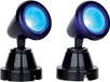 Lemax Spot lumineux rond bleu set de 2