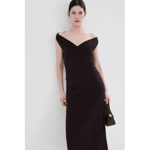 Mango Maxi jurk bruin