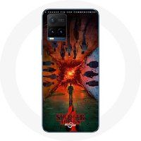 Maniacase Hoesje voor Vivo Y21s 2021 / Y21 2021 Stranger Things Seizoen 4 Poster Crews Nieuwe Theorie