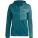 adidas Terrex XPR Light Fleece Hardloopjas Dames-Petrolblauw, Maat S