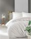 L'Essentiel Linge de Maison, Elegant - Wit, set de literie, blanc, 100% coton satiné, 240 x 220 cm