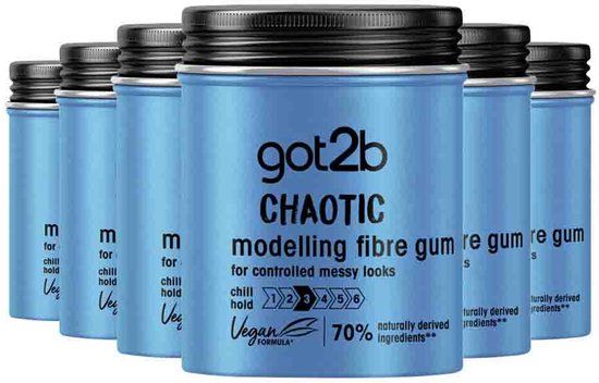 Got2b Warhoofd-fibre Gum Voordeelverpakking 6x100ml
