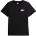 Tommy Hilfiger TJM SLIM ESSENTIAL F Sportshirt Zwart Katoen S