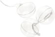 Gerimport DIY kerstballen - 3 stuks - 6 cm diameter - Transparant
