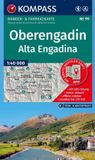 Oberengadin: KOMPASS Wanderkarte 99 Oberengadin / Alta Engadina 1:40.000