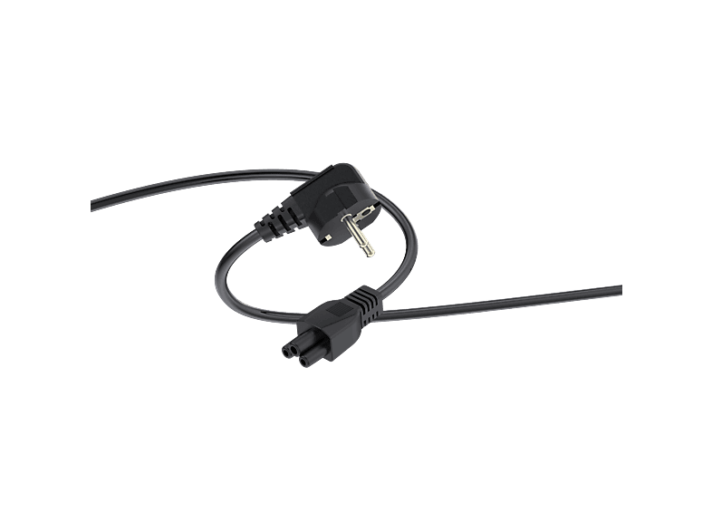 ISY Icp-5000 Schuko-voedingskabel 15 M Zwart