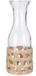 Home Deco Factory Sapkan/schenkkan water karaf - transparant - 1000 ml - glas - Limonade/water/wijn - 10 x 27 cm