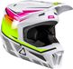Leatt Casque de motocross 2.5 V26, blanc/rose/jaune, taille M (57/58)