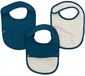 DOMIVA Verpakking van 3 slabbetjes - 6-12 maanden - Katoenen gaas - Indigo