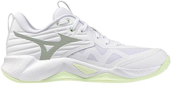 Mizuno Wave Momentum Pro Dames Volleybal Schoenen - Maat 42 - Wit / Aqua Grijs / Ambrosia