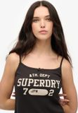 Superdry Athletic Essentials ajour camitop met print - Dames - Vesten