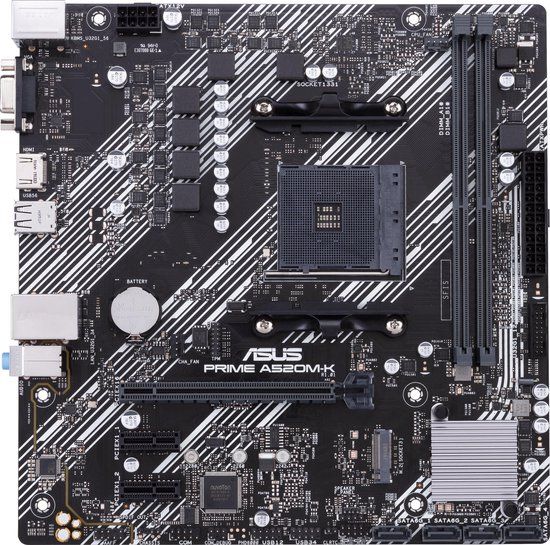 ASUS PRIME A520M-K - Socket AM4 - Micro ATX