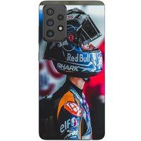 Maniacase Coque Pour Samsung Galaxy A72 Miguel Oliveira moto gp fond sombre