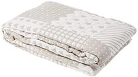 VIALMAN Lichte Bouti-sprei Sofia 21 voor eenpersoonsbed 90 cm | Sprei voor 90 cm | Sprei 180 x 270 cm, Beige
