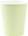 Givi Italia Feestbekers met hoesjes - 8x - mintgroen - papier - 250ml - kinderfeestje - biologisch afbreekbaar