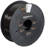 Amazon Basics PLA 3D-printerfilament, 1,75 mm, zwart, 1 kg per spoel