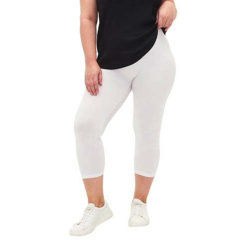 Zizzi 3/4 legging wit