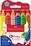 Faber-Castell Grippy XXL Jumbo Kleurpotloden - Etui 6 stuks
