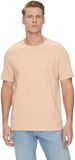 Guess T-shirt met ronde hals en patch, katoen, korte mouw, roos, maat M
