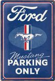 Nostalgic Art Merchandising Wandbord 20 x 30 cm - Ford Mustang Parking Only