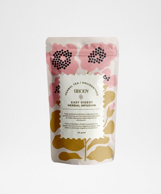 BBODY Thee - Easy Digest - Kruidenthee met Munt, Gember, Sinaasappelschil, Venkelzaad, Citroen - 90g