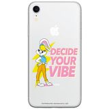 ERT GROUP mobiel telefoonhoesje voor Iphone XR origineel en officieel erkend Looney Tunes patroon Lola 006 optimaal aangepast aan de vorm van de mobiele telefoon, gedeeltelijk bedrukt