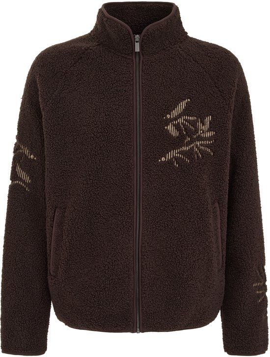 WE Fashion Heren relaxed fit teddy vest