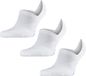 FALKE Cool Kick Bundle 3-Pack onzichtbar eenkleurig materiaal multipack footies unisex wit - maat 46-48