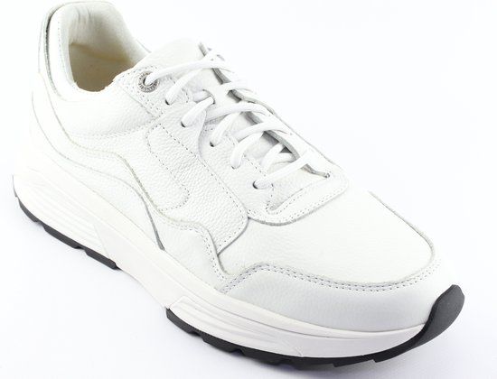 Xsensible Stretchwalker Golden Gate Men White Leather Sneakers - Size 41