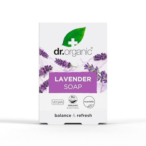 Dr Organic Lavendel Zeep Bar 100g - Vegan - Biologisch