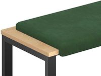 vidaXL Bankkussen corduroy donkergroen diepte 35 cm