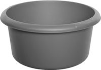 Whitefurze Afwasteil/afwasbak - 4 liter - grijs - 27 x 27 x 13 cm - rond - kunststof