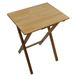 Home Vida Opvouwbare Houten TV Diner Laptop Snack Tafel, Natuurlijk