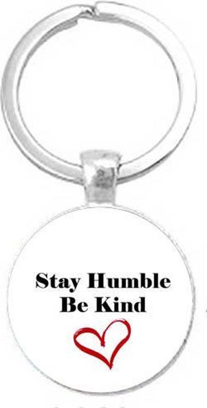 Akyol - Stay Humble Be Kind Sleutelhanger - Zilver - Unisex