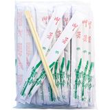 Bamboe eetstokjes wit (23cm) - multipack - 10 x 100 stuks