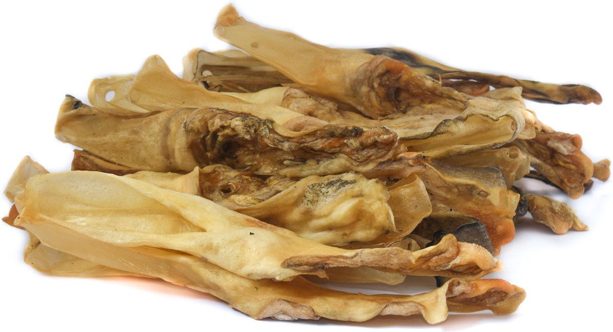 Landman Hoevelaken Gedroogde Konijnenoren Hond 300 gram - Hondensnack - Kauwsnack - Konijn - Hondenbot - Kauwstaaf
