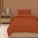 Intemporel Soleil d'Ocre Intemporel Beddengoed 3D-microvezel, 140 x 200 cm, Gaia Terra