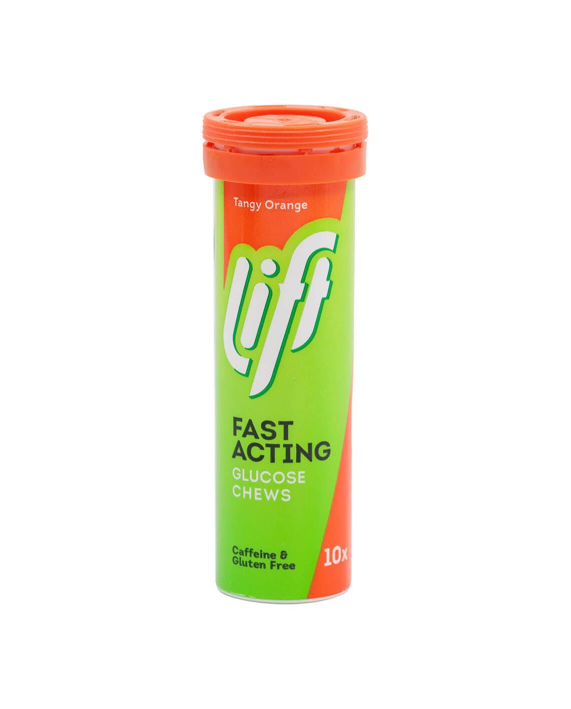 Lift Fast Acting Glucose Kauwtabletten - Sinaasappel