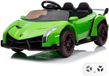 Vrooomy Lamborghini Veneno Voiture électrique pour enfants 12V 4x4 Vert