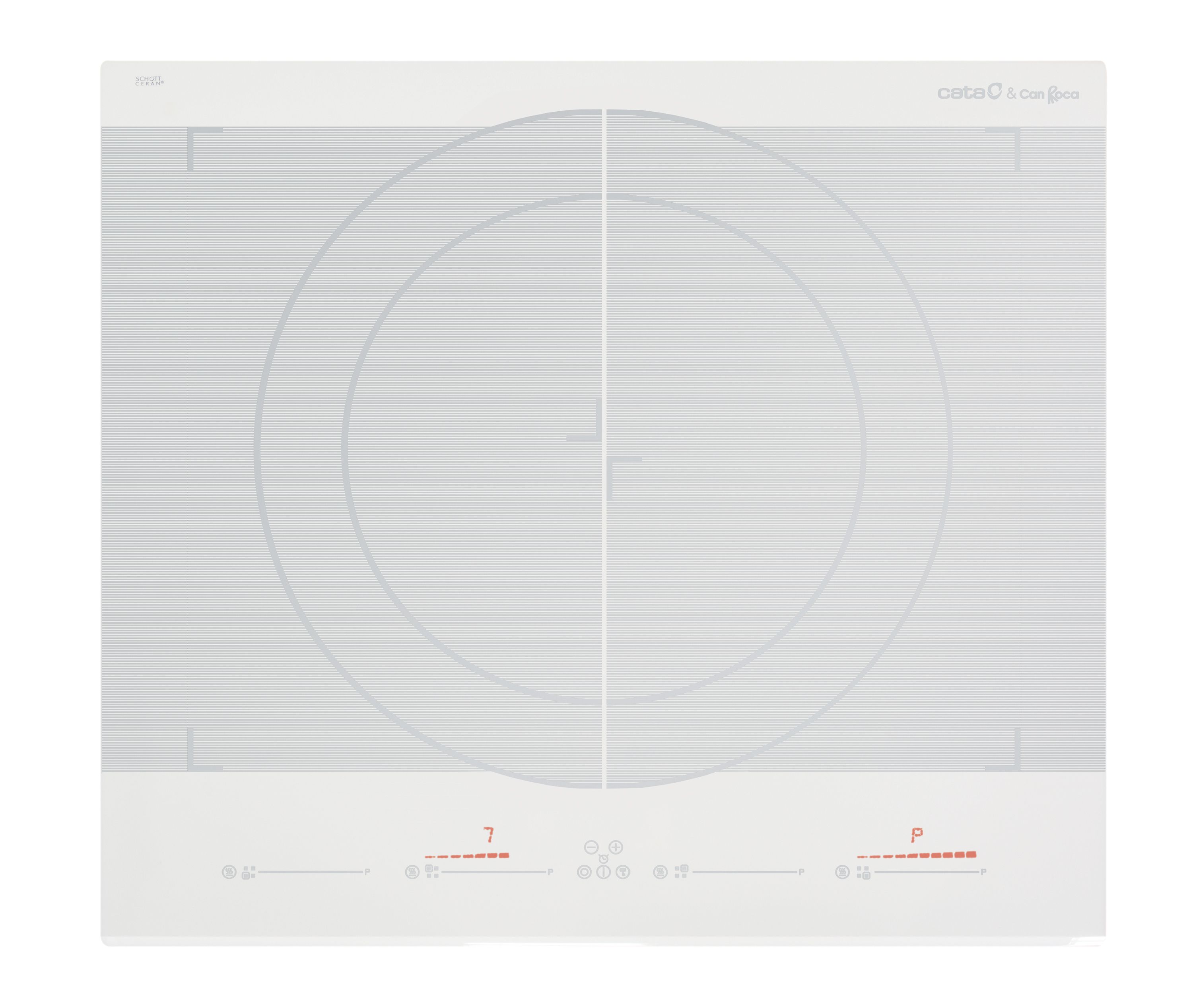 CATA GIGA 600 WH - Inductie Kookplaat - 4 Zones - Wit