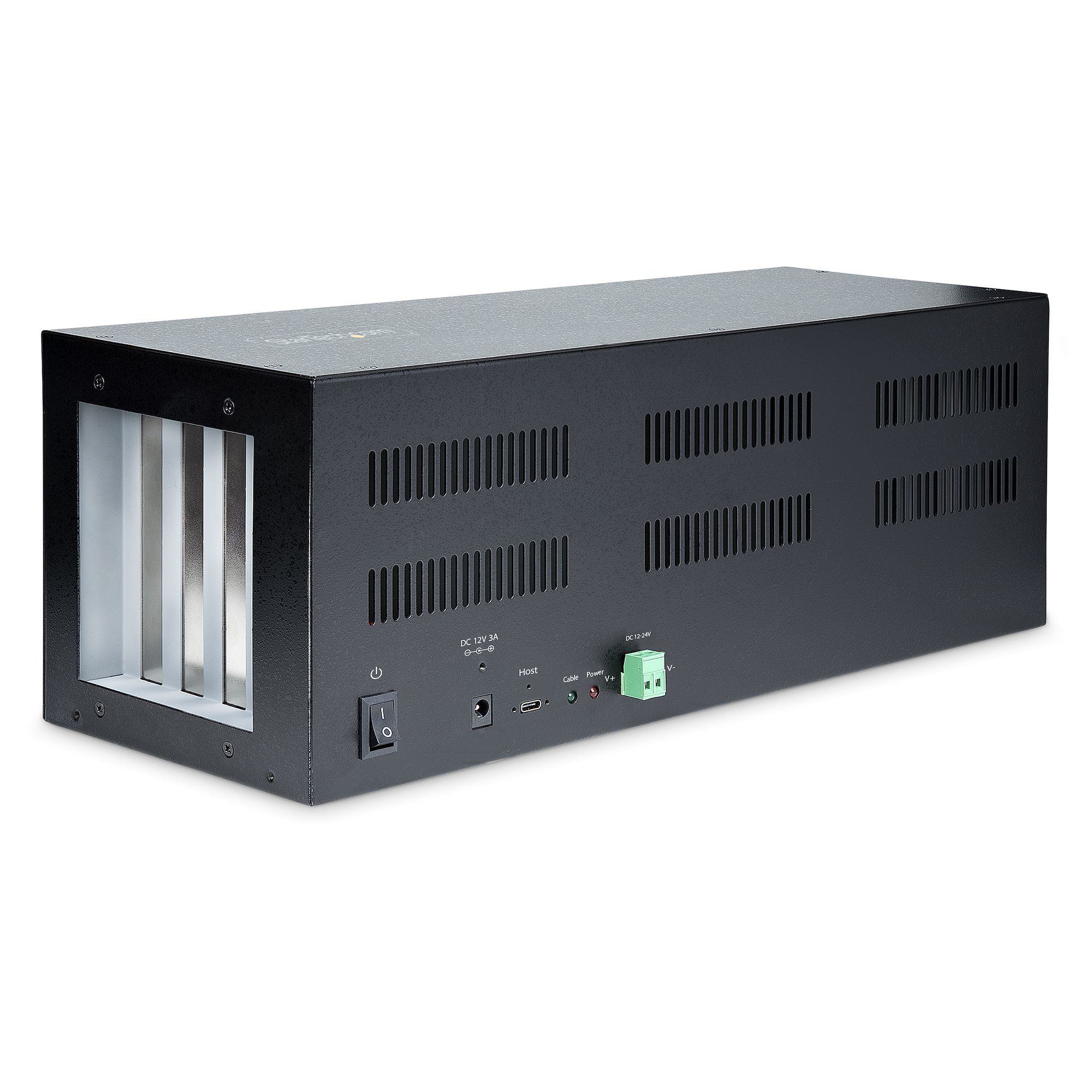 StarTech.com 4-Slot PCIe Expansion Chassis - PCIe 2.0 - USB-C - Black